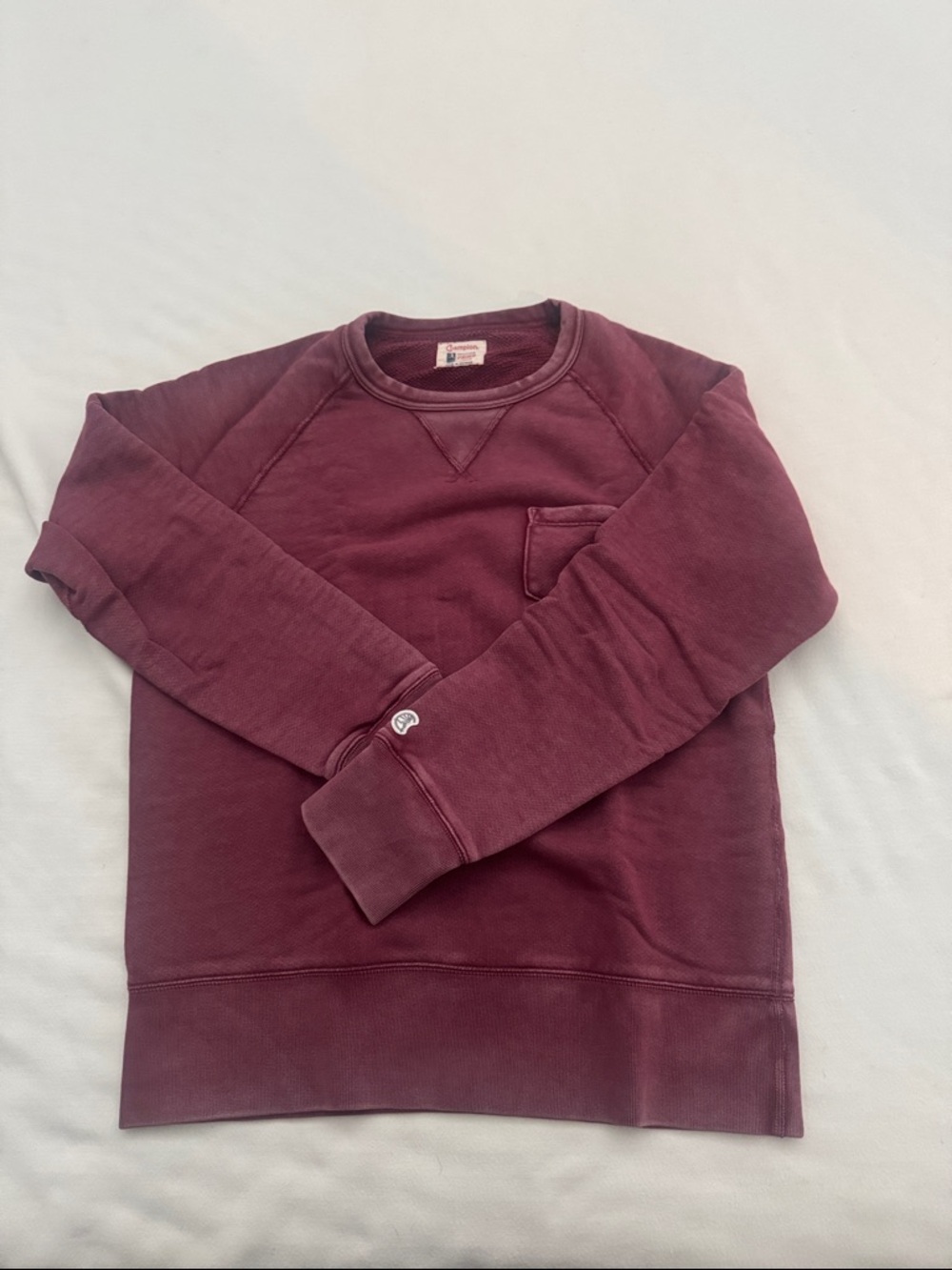 Todd Snyder Men's Crewneck Sweatshirt in Burnt Orange